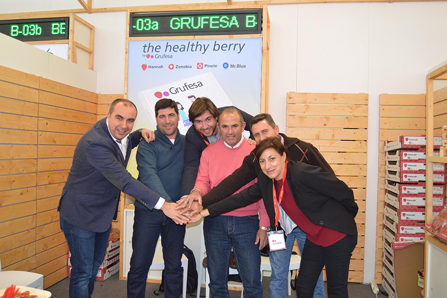 El respaldo de Fruit Logistica avala el modelo de sostenibilidad de Grufesa que la ha situado a la vanguardia del sector como experta en fresas