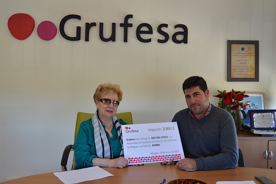 Grufesa colabora con Afame en la adquisición de un segundo vehículo adaptado para enfermos de Alzheimer